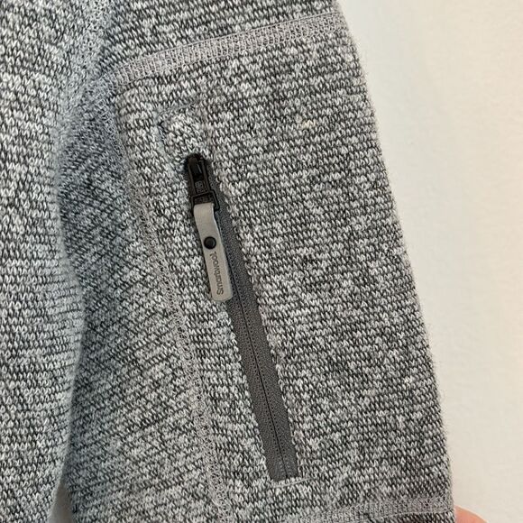 Smartwool Women Hudson Trail Pullover Fleece Mock Neck Cowl Sweater XS gray EUC - Picture 6 of 12